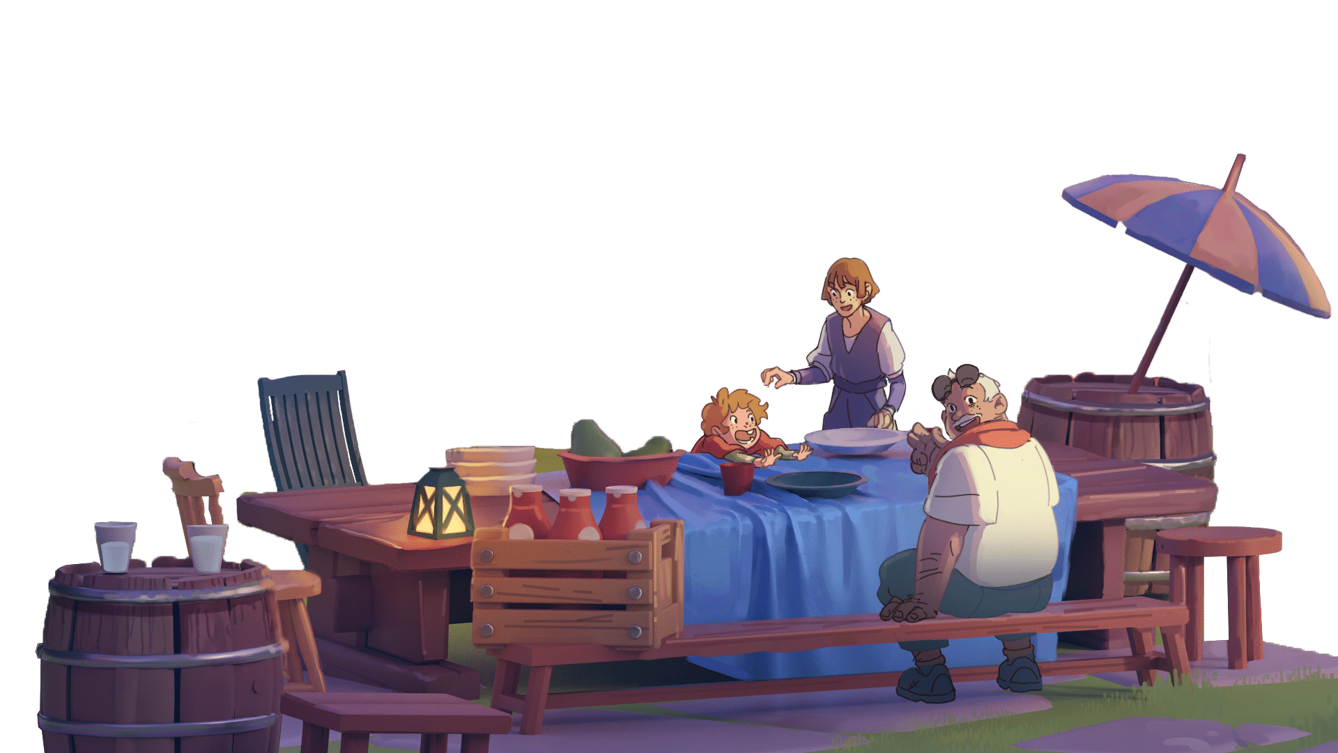 Show us your published game Artwork Dear villagers