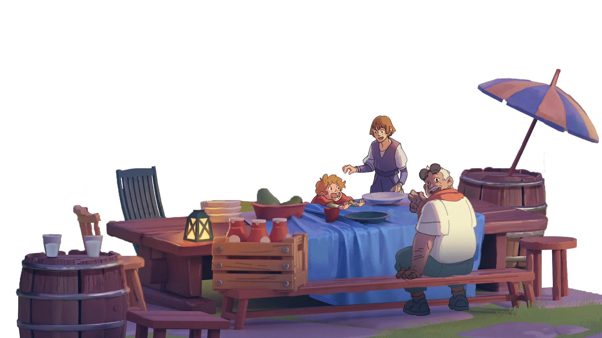 Show us your published game Artwork Dear villagers