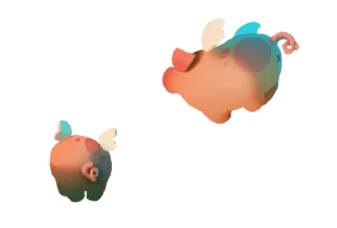 Fabledom pig in game